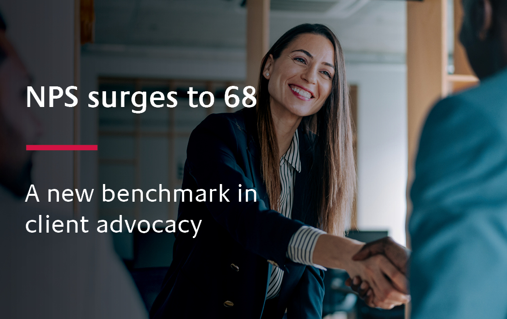 Prosperity NPS surges to 68 – a new benchmark in client advocacy Image